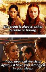 rekkka:  memorable lines from season 3 of Game of Thrones (1 &amp; 2) 