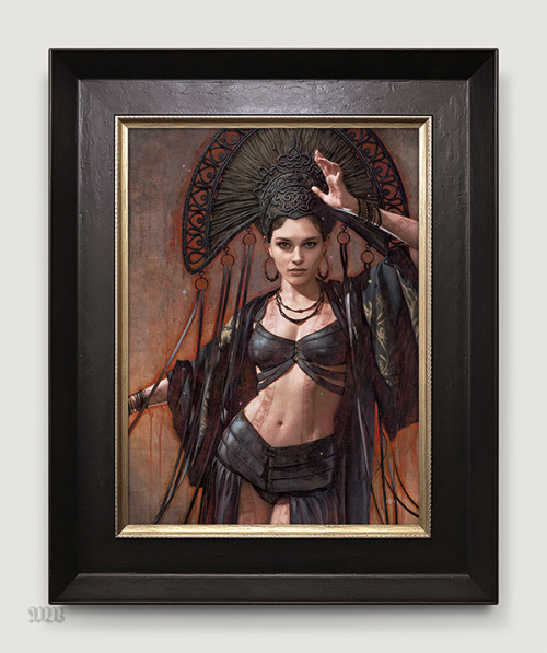 tombagshaw:  ‘Harbinger’-New piece from my Dark Kingdom series on Patreon for the ‘Fiends of the Dark II’ group show available from 2nd April 2021 over at WOWXWOW.com. The exhibition features over 50 incredible international artists and consists