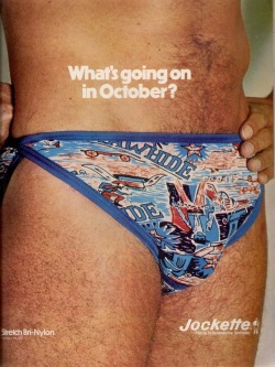 mangodebango:  Speedo Jockette Stretch Bri-Nylon Underwear, Australia, 1977. 