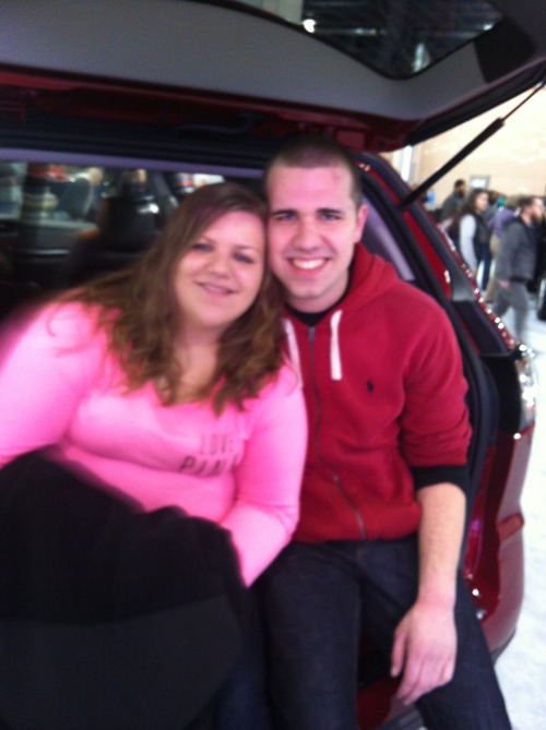 Me and my beautiful girlfriend at the 2013 Philly Auto Show. I’m never ashamed to take her out anywh