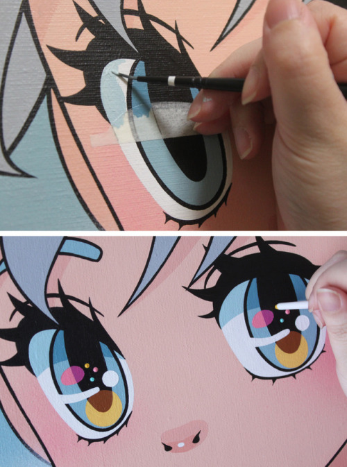 madoka07:Madoka Kinoshita 2019 Canvas art “Water”Acrylic paint on Canvas. size 23 6/7" x 31 5/8