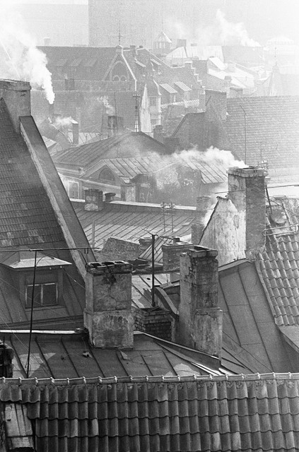 tytusjaneta:  Igor PalminView from Toompea hill. Street Pikk. 1983 Tallinn. Memory. by Igor Palmin on Flickr. 