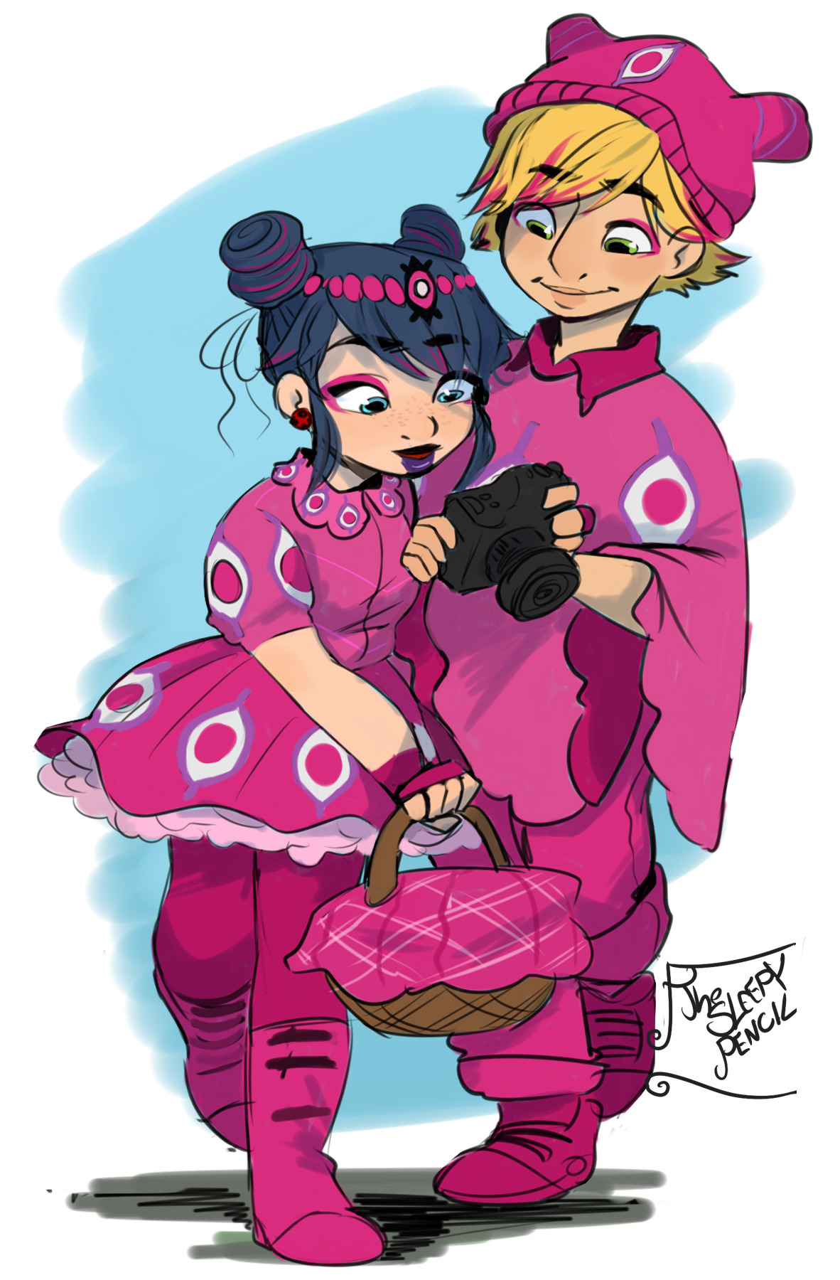 thesleepypencil:  a brand new set of Akuma fashion! in a brand new look. 