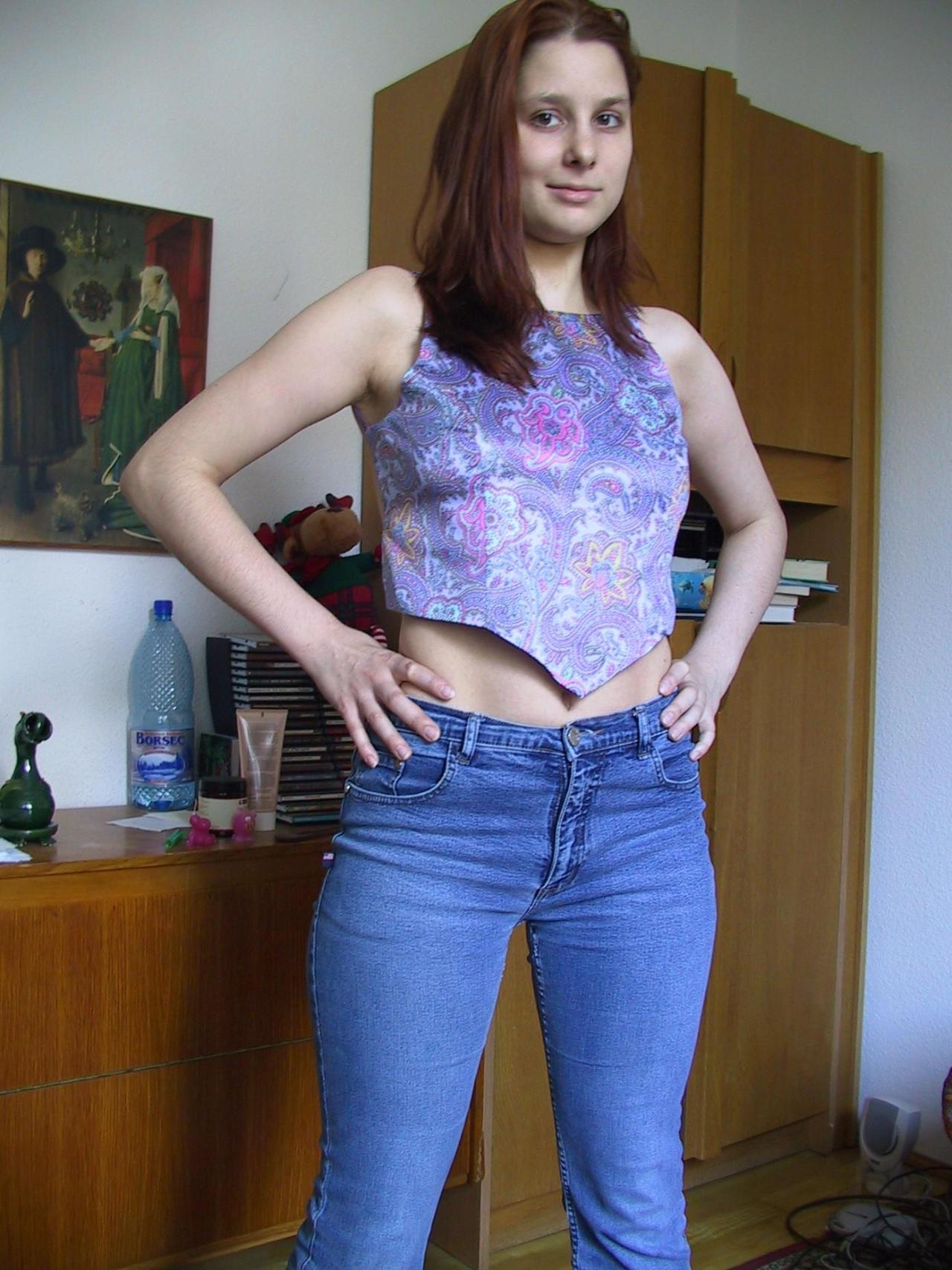 poeperson2:  The pic that got me was the one looking past her vag   F
