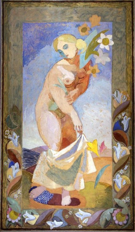 Duncan Grant (British, 1885 – 1978) . Flower gatherer, 1935.