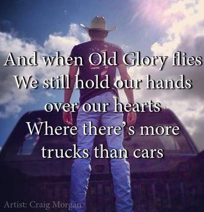 adirtymaxkindaguurl:  dirty-kinda-countryy:  More Trucks Than Cars - Craig Morgan
