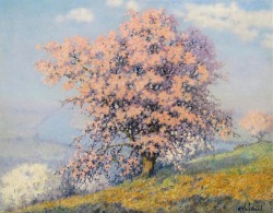 dappledwithshadow:  Raymond Thibesart(French, 1874 - 1968)Spring Trees