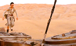 aarontaylorjohnson:  Rey’s a self-sufficient scavenger, who can speak various languages,