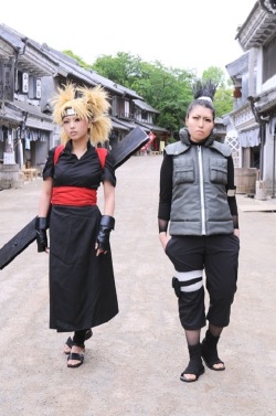 cosplayandanimes:Temari e Shikamaru - Naruto