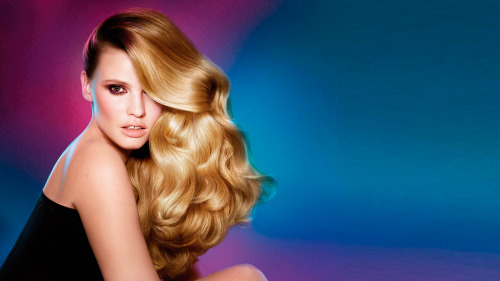 L'OREAL FIBRALOGY AD CAMPAIGN: LARA STONE BY KENNETH WILLARDT PHOTOGRAPHER: KENNETH WILLARDT MODEL: 