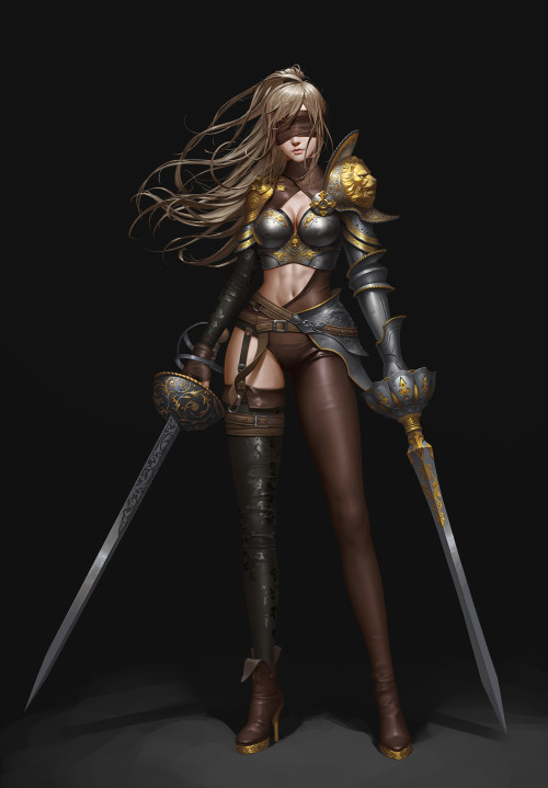 art-of-cg-girls:  study by kongjian bo