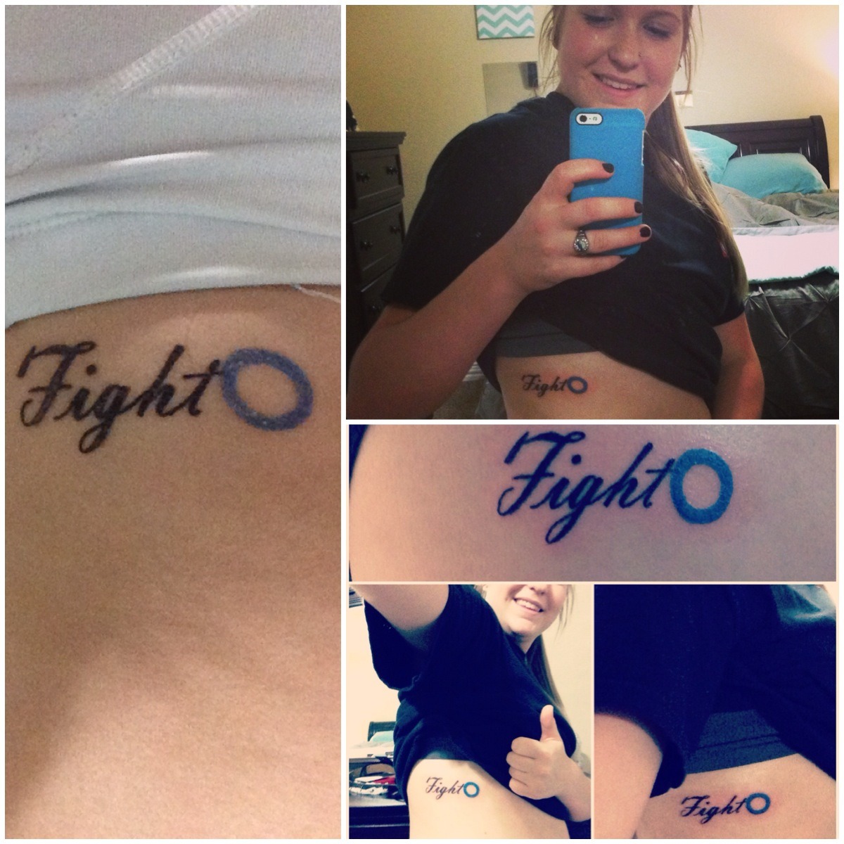 Rachel Erin’s diabetic ink. Rachel was diagnosed 13 years ago as a child.
“‘Fight’ is a constant reminder to keep battling and a representation of the things I’ve battled and overcome the past couple of year with my Diabetes.
Please reblog to spread...