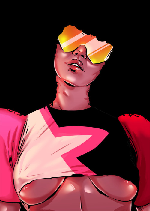 Garnet flashing her underboobs – Art by RenXClick here to see more rule 34 Steven Universe