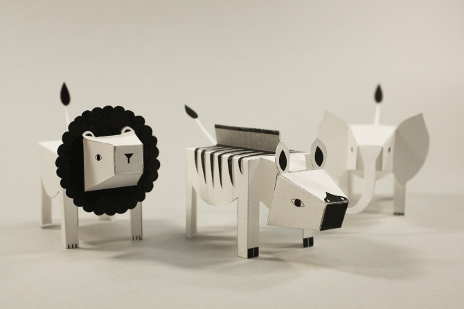 cutesign:  Some amazing paper art by graphic designer, illustrator, and paper artist Fideli