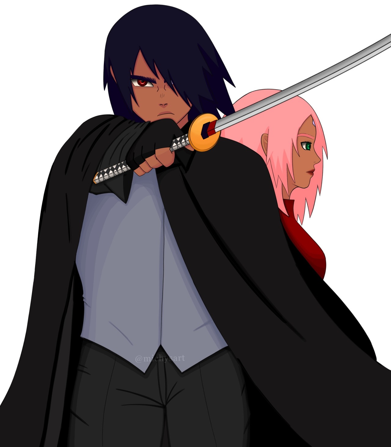 Naruto, Sasuke Uchiha x Sakura Haruno