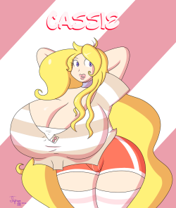 theycallhimcake:  tyrian-omega:  Decided to draw TheyCallHimCake’s Cassie. Was pretty fun to do actually!  Aw ye, lips Cassie. &lt;3 Thanks man!