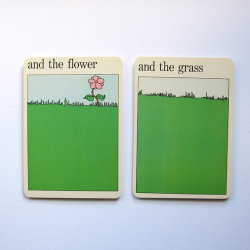 thegolddig: Flower and Grass - Vintage MOMA Art Cards (more information, more gold) 