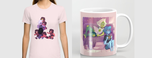 added some new su stuff on my store :^)also 10% off + free shipping on pillows, mugs and tote bags ending  8/21 at midnight PT!