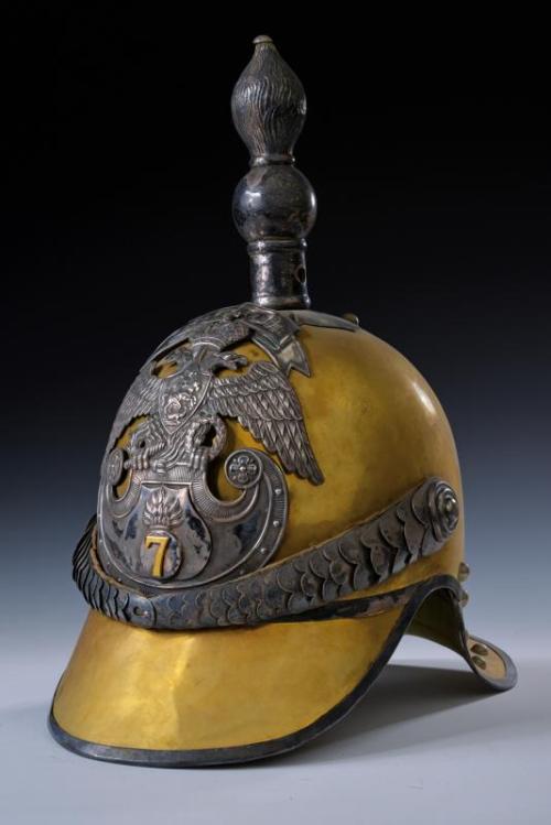 Model 1844 officers helmet from the 7th Grenadier Regiment, Russian Empirefrom Czerny’s Internationa