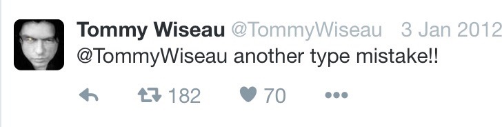 orrelse21:Best of Tommy Wiseau tweets  @tunabatter @darkbeastcaarl 