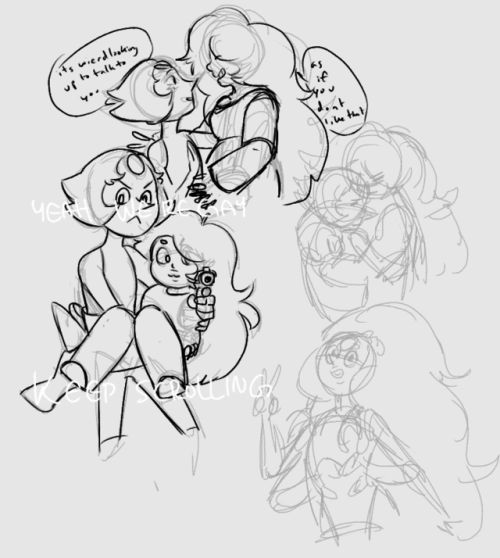 heres some pearlamy wips i drew these yesterday but was gonna like clean them up but im not rly feel