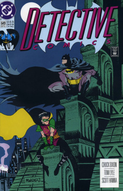 comicblah:  Detective Comics #649 cover by Matt Wagner