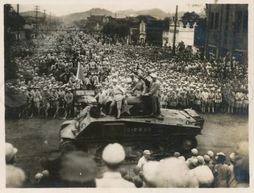 peashooter85:Chinese M4A2 Sherman tank in the service of the People’s Liberation Army, Jiangsu Provi