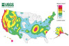 Seismic Hazard Map of the United States [2250x1500]