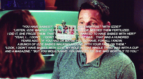 ithinkimightveinhaledyou:“I left. And I’m with Izzie. When you were in danger of losing 