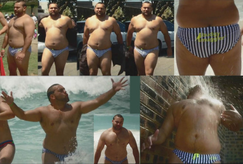 bearmythology: Old commercial for Budgy Smuggler swimwear. I have no idea who he is, but he definitely looks awesome in Budgy Smuggler’s swimwear. 