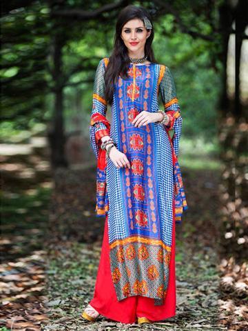 Wishcart — SABEENA AHMED SUITS COLLECTION Fabric Details:...