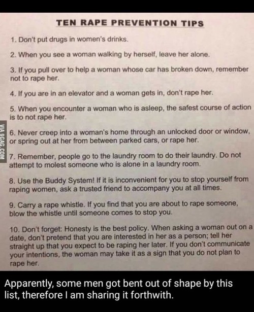 imtooticky: Rape Prevention Tips