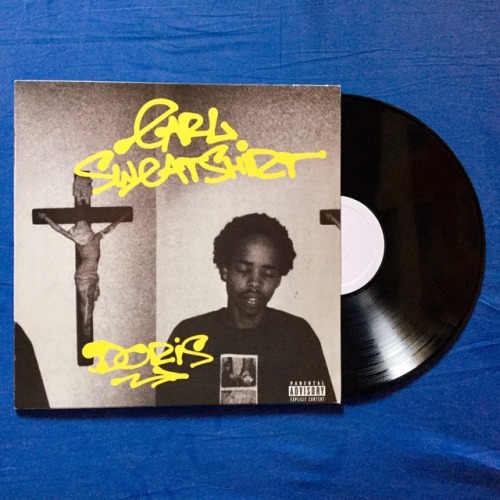 earl sweatshirt - doris (lp, 2013) rare 14 track vinyl whitelabel promo this pressing was stopped wh