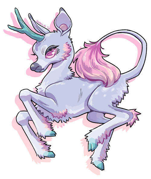 is it a deer? a unicorn? a weird goat??? idk but either way i had fun making it