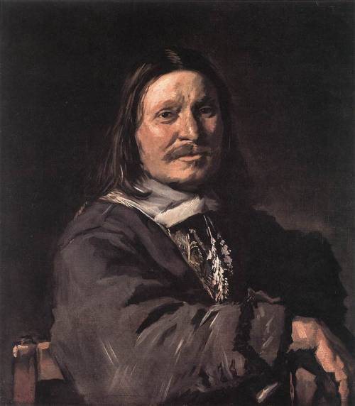 Portrait of a Seated Man, 1666, Frans HalsMedium: oil,canvas