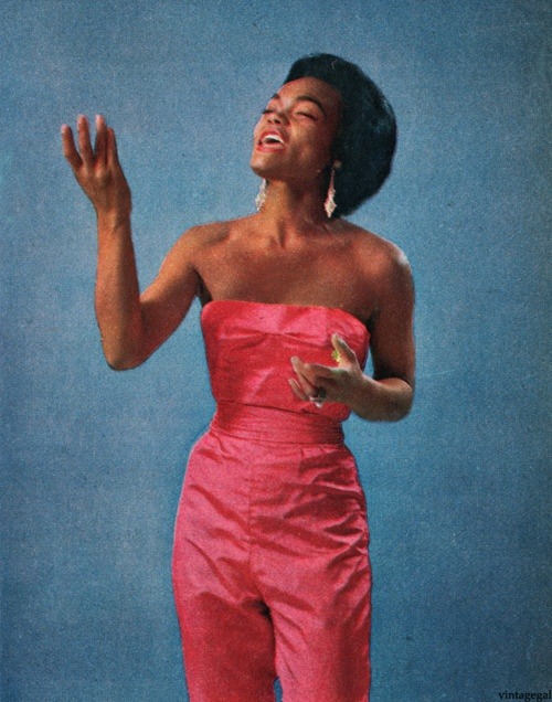 Eartha Kitt for Look Magazine by Arthur Rothstein, 1953.