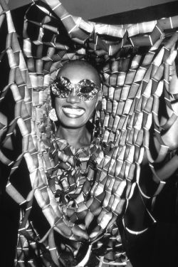 sendommager:Grace Jones at Studio 54, 1978.