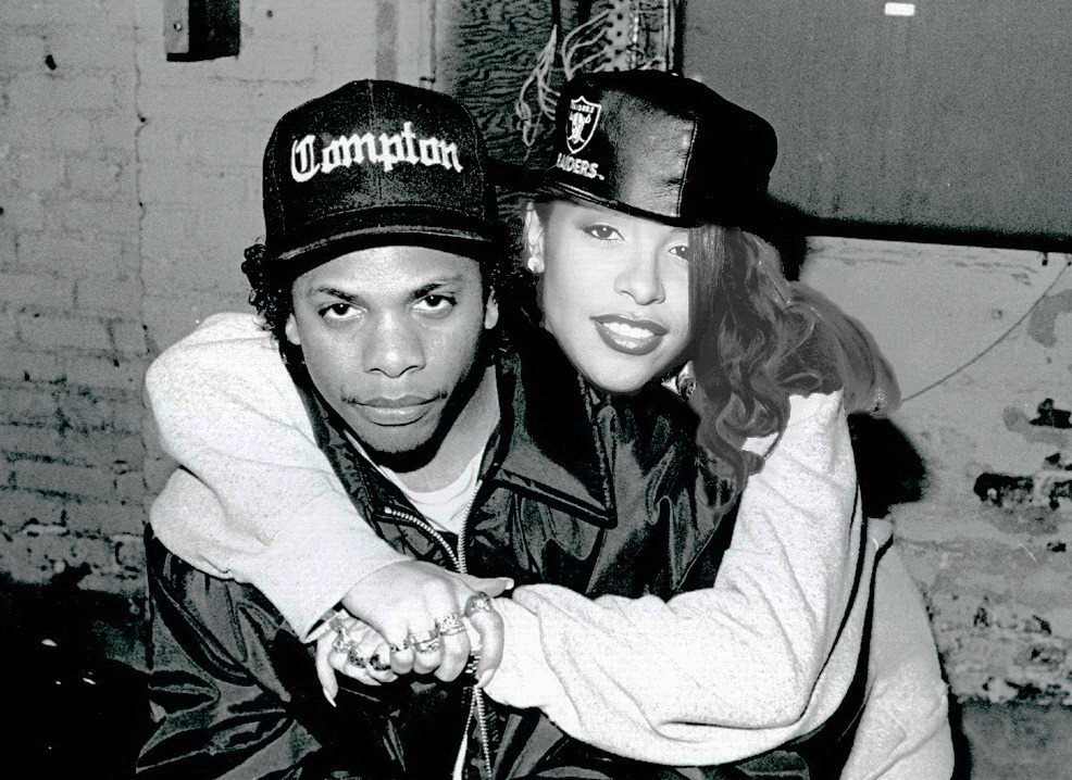 ricocoracao:  Eazy E &amp; Aaliyah …legends 