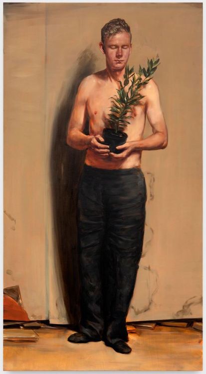 Thunderstruck9:Michaël Borremans (Belgian, B. 1963), The Laurel, 2019. Oil On Canvas,