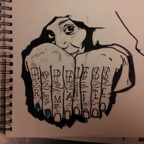 treytheartist:  Lil more progress. #handdrawnart #artistsofinstagram #asketchaday #sketchaday #drawings #radeosuicide #artnerd #progress #wip #workinprogress #tattoo