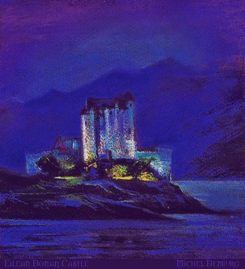 #eileandonancastle #scotland #britain #castle #art #illustration #drawing #draw #picture #photograph