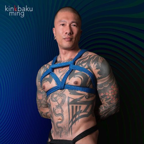 ⁣ ⁣ ️‍ COLOR OUR PRIDE ️‍⁣ ⁣ @damianxdragon in Prism Harness ⁣ ⁣ See it all on: OnlyFans | J