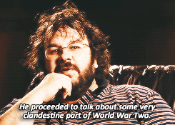  “He seemed to have expert knowledge of exactly the sort of noise they make, and so I didn’t push the subject any further…” - Peter Jackson     Maybe the most badass man ever.