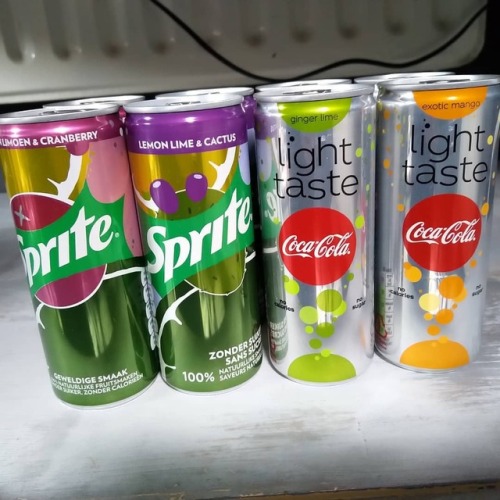 Going to try some, for me, new flavours.Sprite lime lemon and...