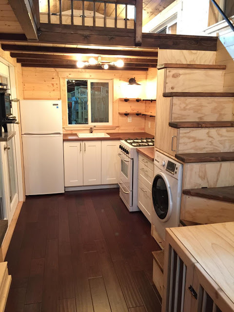 dreamhousetogo:  Custom built tiny house for sale  Damn this is nice as fuck