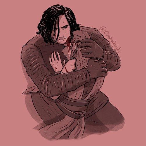 “Rey…Rey! Stay with me now…!” If that Throne Room scene had gone differently _(:’3」∠)_ (“quick” dood