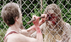 carickortreat:  the walking dead gif battle | @carickortreat vs @r-grimes round three » light vs dark 