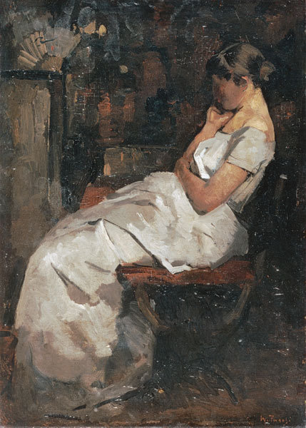 Girl in White  -  Willem de Zwart  1889Dutch painter  1862-1931