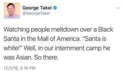 someauthorgirl: bbc03undercover:   snarkcentral:  !!!  George Takei is also not fucking around.   Takei has never fucked around. 