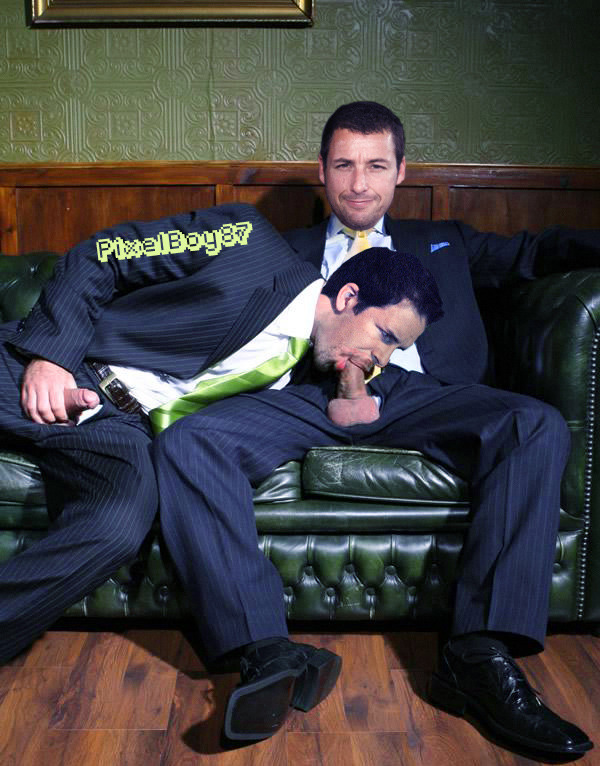 pixelboy87:  Anonymous asked: Adam Sandler and Hal Sparks  Here you go ;)